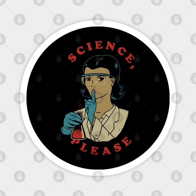 Science Please Female Scientist Magnet by vo_maria